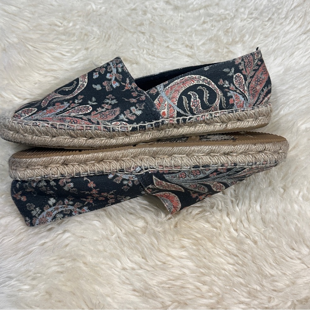 Isabel Marant Etoile Cana Paisley-Print Espadrille Flat EUC Size 39 - Picture 7 of 10